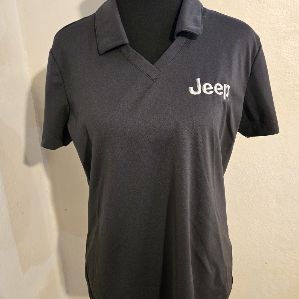 Jeep Gray Nike Golf Polo Shirt Size M